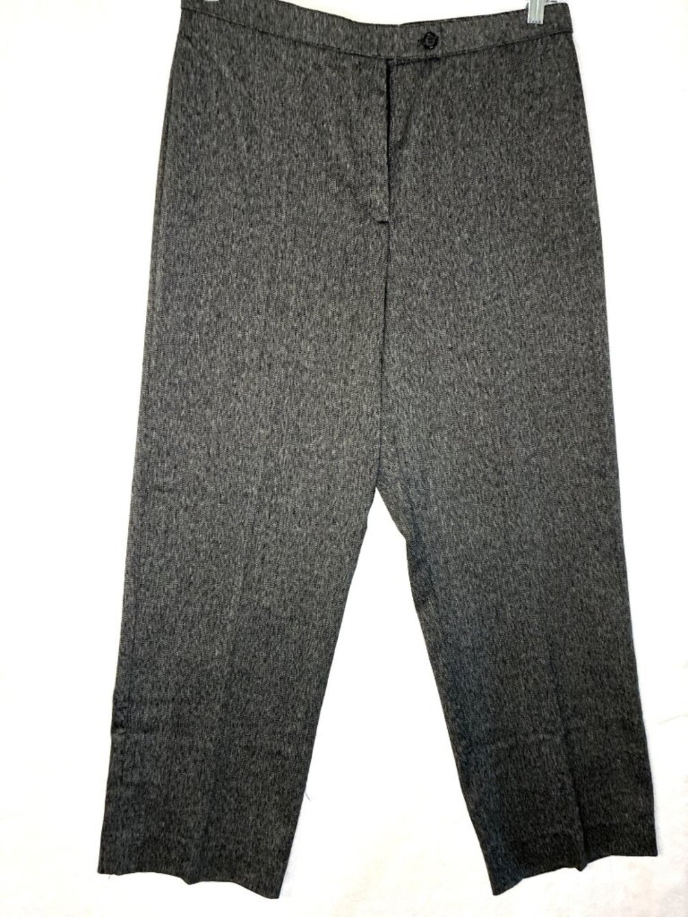 JM Collection Women's Size 14 Heathered Black Straight Leg Career Dress Pants Sl